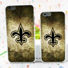 NFL New Orleans Saints Vintage Style Hard White Cover Skin Back Case for iPhone 6 6s 6 plus  BC134