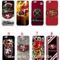 Hot sales 8pcs/lots NFL San Francisco 49ERS hard White Skin case cover for iphone6 6S i7(4