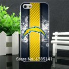 1pcs NFL San Diego Chargers logo hard white Skin Case for iphone 5 5s 4 4g 4S 5c Retail BC174
