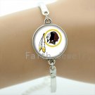 Personalized men accessory case for Washingtom Redskins team Picture bracelets Newest mix