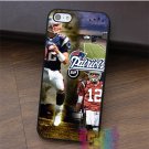 NFL New England Patriots Tom Brady fashion cell phone case for iphone 4 4s 5 5s 5c SE 6 6s