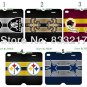 New Hot 5pcs/lots wholesale NFL hard For iPhone 4 4G 4S Flip PU Leather Case Wallet Flip C