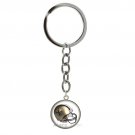 Fashion american football sport helmet art picture keychain case for New Orleans Saints te