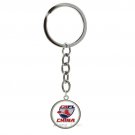 Cool men jewelry case for China team Newest mix 32 NFL team keychain glass cabochon footba