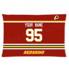 Custom Washington Redskins Football Pillowcase NFL Pillow Case Cover Your Name Number Pers