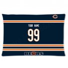 Custom Chicago Bears Football Pillowcase NFL Pillow Case Cover Your Name and Number Person