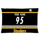 Custom Pittsburgh Steelers Football Pillowcase NFL Pillow Case Cover Your Name Number Pers