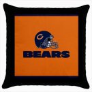 Chicago Bears Cushion Cover NFL Black Throw Pillow Case Covers NFL Football Cases Decorati