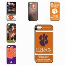 2017 Cell Phone Mobile Pouch NCAA Clemson Tigers For Apple iPhone 4 4S 5 5C SE 6 6S Plus 4.7 5.