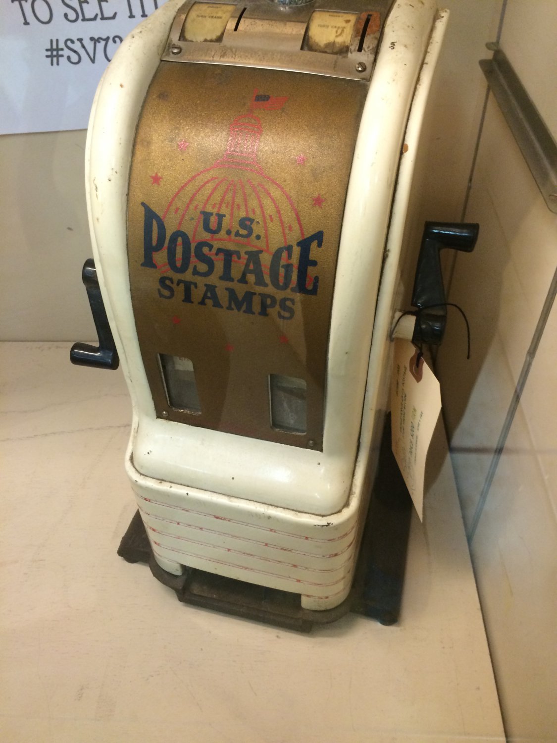 Vintage Us Postage Stamp Vending Machine