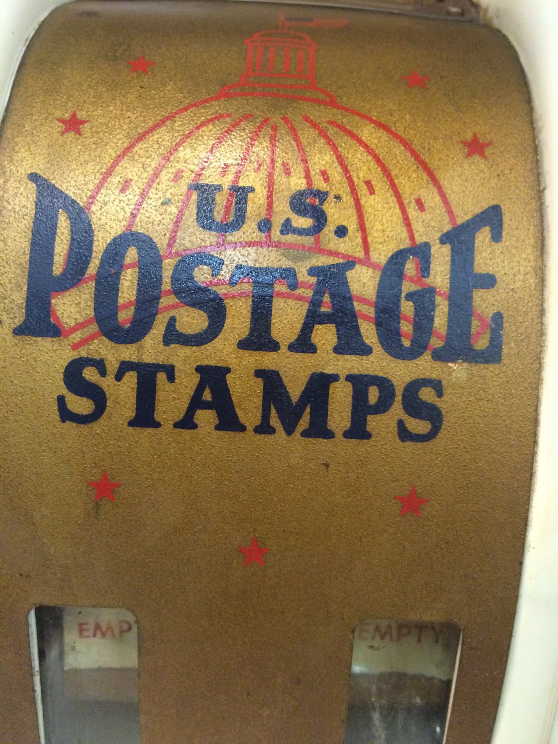 Vintage Us Postage Stamp Vending Machine