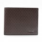 Brown Plaid Men Wallets Leather Men's Wallet 2017 Male Short Purse Small Bags Wallet Portfolio Men