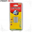 Pisen Canon Powershot G3X G15 GS15 SX40 HS NB-10L Camera Battery Free Shipping