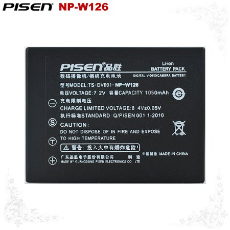 Fujifilm FinePix HS30 HS33 HS50 HS35 X-E1 NP-W126 Camera Battery Free Shipping