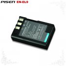 Pisen Nikon D3000 D40 D40x D60 D5000 EN-EL9 Camera Battery Free Shipping