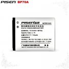 Samsung PL91 SL50 SL600 WP10 TL205 BP70A Pisen Camera Battery Free Shipping