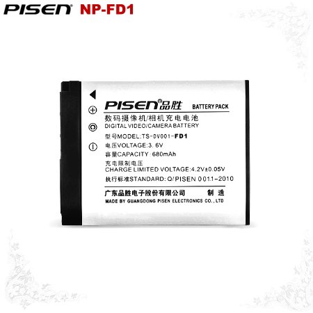 Pisen Sony NP-FD1 NPFD1 NP-BD1 NPBD1 DB-BD1 DBBD1 Camera Battery Free Shipping