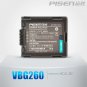 Pisen Panasonic VW-VBG260 VWVBG260 Camcorder Video Battery Free Shipping