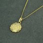 Fashion 18k gold plated flower allah Islam Pendant & Chain ! Gift Love & Jewelry