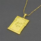 Fine 18k gold plated allah Islam Pendant and necklace ! Arabic Islamic jewelry