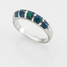Fashion silver 925 ring & Eilat king solomon stone size 5.5 ! Gift & Jewelry