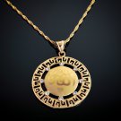 Fashion 18k gold plated Allah Islamic Pendant & Necklace ! Islam Jewelry & Gift