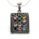 Hoshen , breastplate of High Priest , sterling pendant ! Gift Jewelry & Love