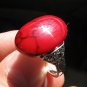 Fashion retro natural red coral Thailand silver ring size 7.5 ! Gift & Jewelry