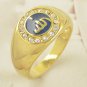 Fashion real gold filled allah islam man & woman ring size 10 ! Gift & Jewelry