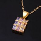 18k gold plated Exquisite Stunning Pendant and Necklace