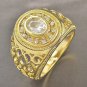 Fashion design real 9k gold filled cubic zircon ring size 11 ! Gift & Jewelry