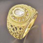Fashion design real 9k gold filled cubic zircon ring size 11 ! Gift & Jewelry
