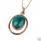 Special Eilat stone Israel pendant 14k gold + necklace ! high quality jewelry