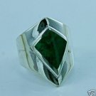 Fashion silver 925 ring set with Eilat stone Israel size 6.5 ! Gift & Jewelry