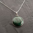 Fashion sterling silver 925 necklace & pendant set natural Eilat stone Isarel