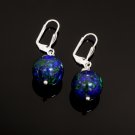 Fashion design silver 925 earrings set natural Eilat stone ! Gift Jewelry & Love