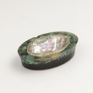 Polyester ashtray full genuine original natural Eilat stone Israel Collectibles