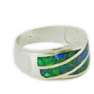 Uniqe fashion sterling ring - Eilat stone Israel - size 9 ! Gift Jewelry & Love