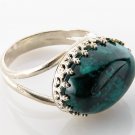 Sterling silver 925 ring & Eilat king solomon stone size 7.5 ! Gift & Jewelry