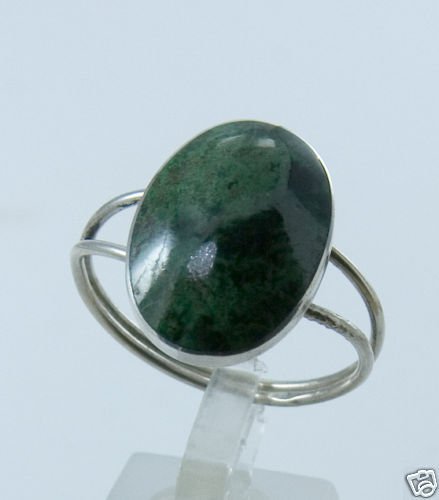 Silver 925 ring set Eilat king solomon stone - size 10 - ! Gift Jewelry & love