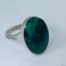 Silver ring king solomon eilat stone Israel , size 6 1/2 ! Jewelry Gift & love