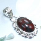 Style jasper silver 925 pendant + sterling necklace ! Gift Jewelry & Love