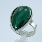Special Silver ring set with Malachite - sterling ! Gift Jewelry & Love