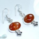 Elegant silver 925 set Agate stone hanging earrings ! Gift Jewelry & Love