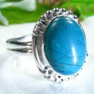 Beautiful fashion Turquoise silver 925 ring size 10 7/8 ! Gift Jewelry & Love
