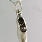 Silver 925 pendant " luck shoe " & sterling necklace