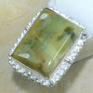 Elegant Fashion retro design Jasper silver ring size 7 ! Gift Jewelry & Love