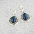 Fashion silver 925 earrings + natural Eilat stone Israel ! Gift Jewelry & Love