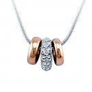 Fashion 18k gold plated Elegant Rhinestone Pendant & chain ! Gift Jewelry & love