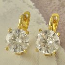 Fashion design 9K gold filled set zircon hoop earring ! Gift Jewelry & Love